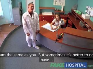 FakeHospital grand X rated movie with master and nurse in patient waiting room