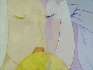 Гол аниме монахиня като възрастен филм за на първи време