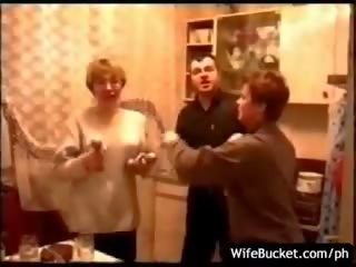 Funny Russian swingers party