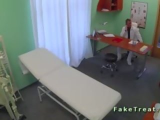 Alluring Patient Fucked In Waiting Room In Fake Hospital